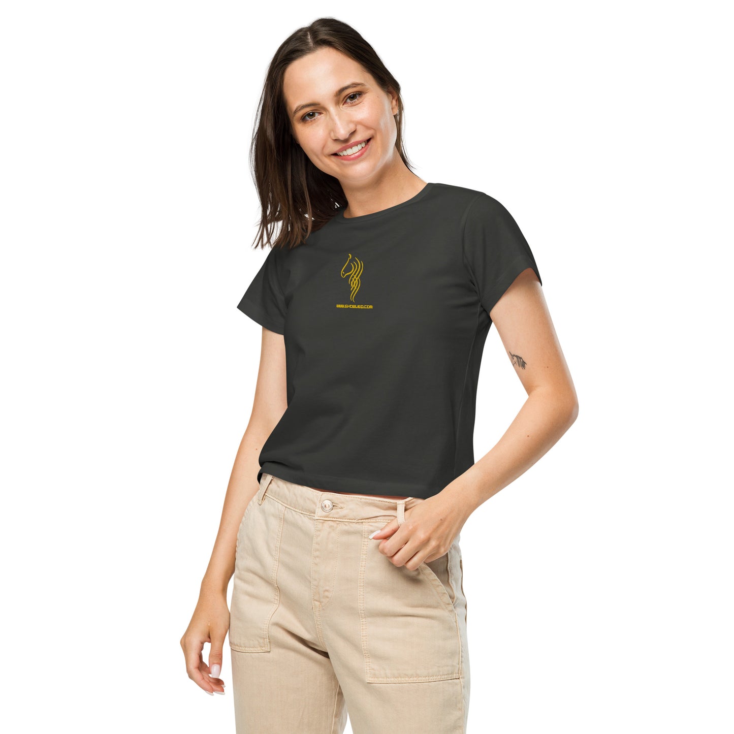 High-waisted t-shirt - SHOW U EQ